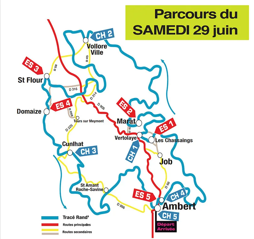 parcours samedi rand auvergne 2019