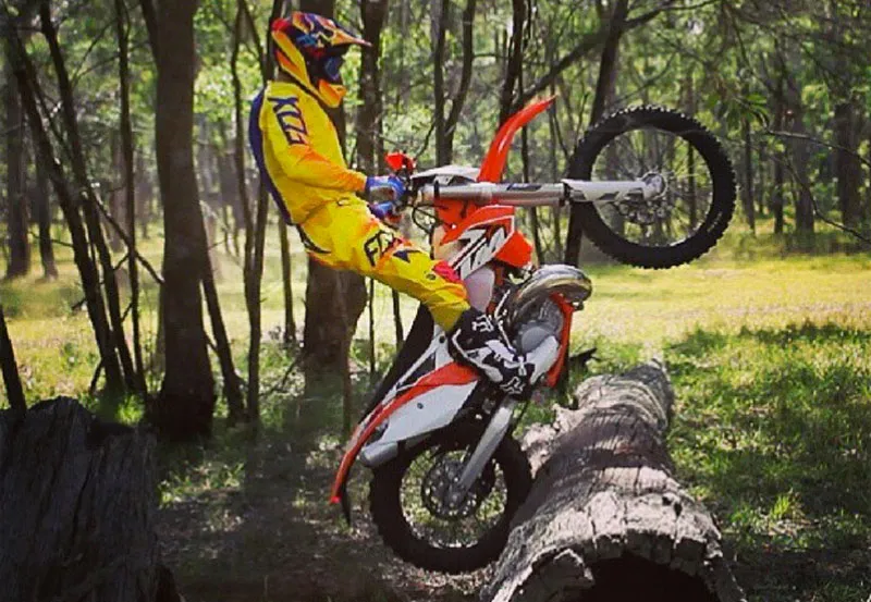 Adamn Rienman pilote et journaliste enduro