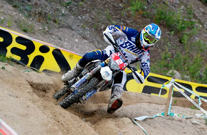 Pela désormais en tête de la catégorie Enduro avec 9 points d'avance sur Méo Pela Renet championnat du monde d'enduro en Finlande