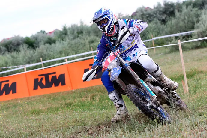 Pela Renet pilote Husaberg Racing  lors du GP EWC de Romanie