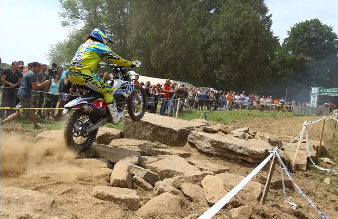 Podium championnat de France d'enduro à Scaer 2014