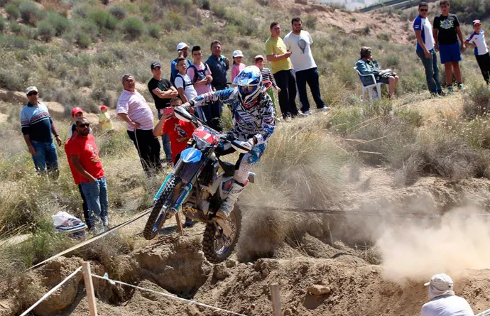 Pela Renet - photo Husaberg Pela Renet jump enduro EWC