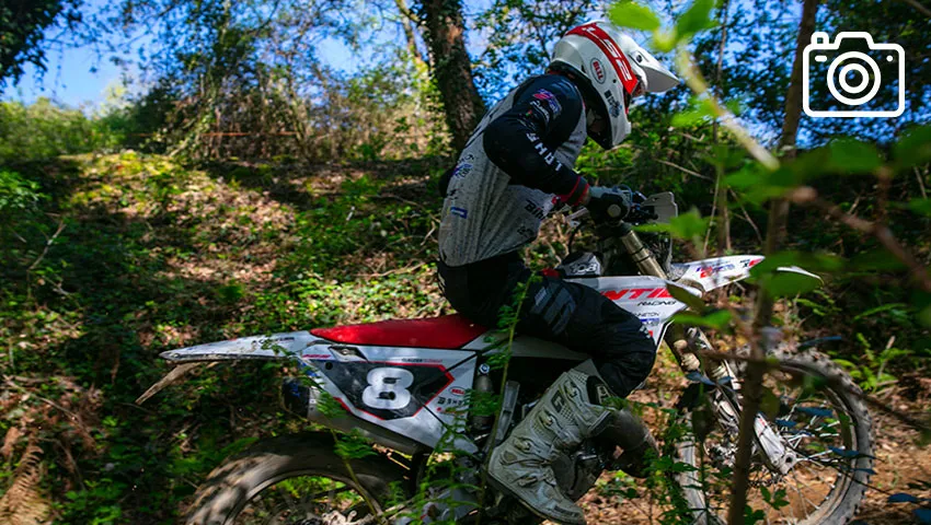 photo pilote 125 enduro Fantic