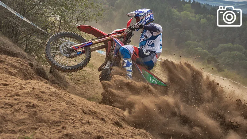 Roni Kytonen pilote Honda enduro ISDE Puy-en Velay