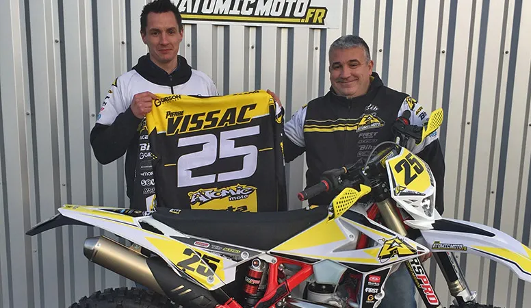 Pierre Vissac et Sébastien Dupontroue pierre vissac atomic moto