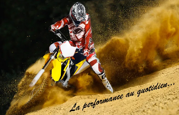 pilote enduro suzuki enduro 50cc