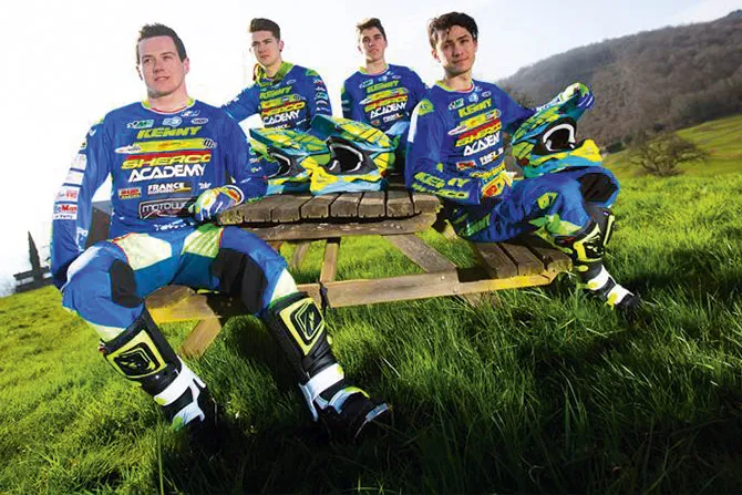 Les Juniors pilote sherco academy team enduro 2018 2