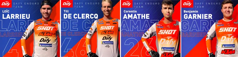 pilotes dafy enduro team 2023