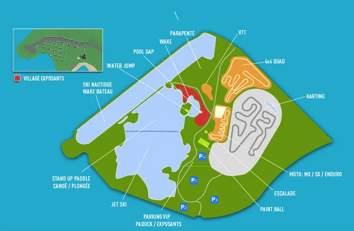 Le plan des activités du salon Plan Karting Muret (31)