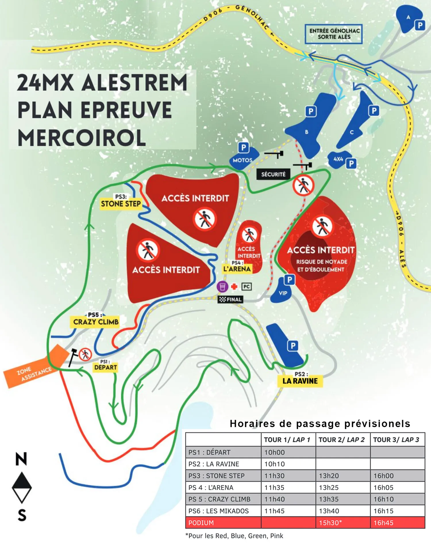plan prologue Alestrem 2024 dimanche