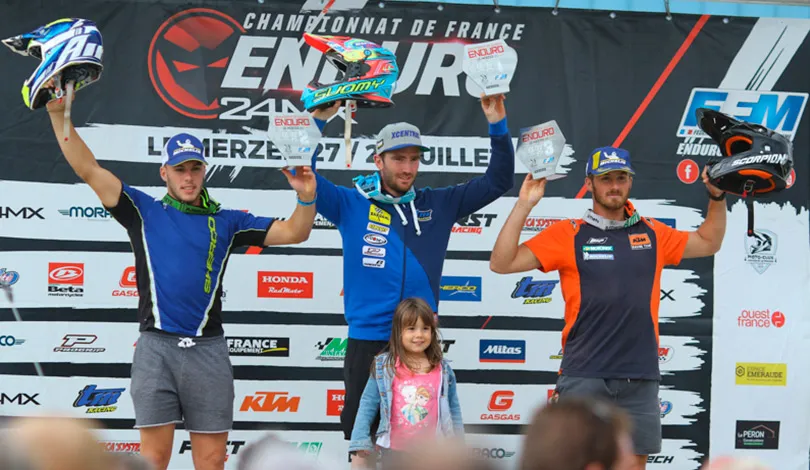 Le podium E2 du dimanche podium E2 Merzer 2019 J2