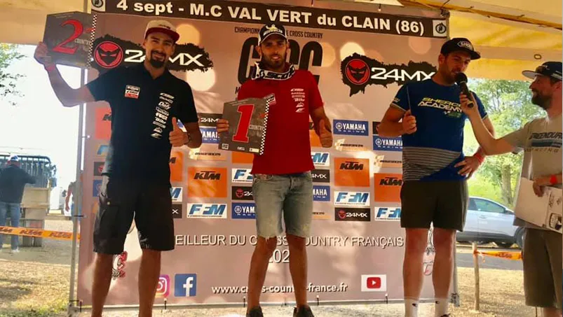 podium cross country roud 4 2021
