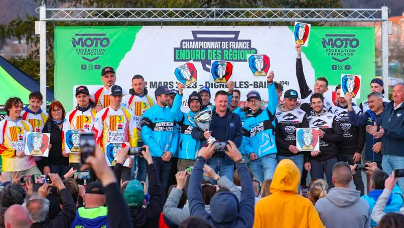 pilotes podiu enduro des régions 2023 