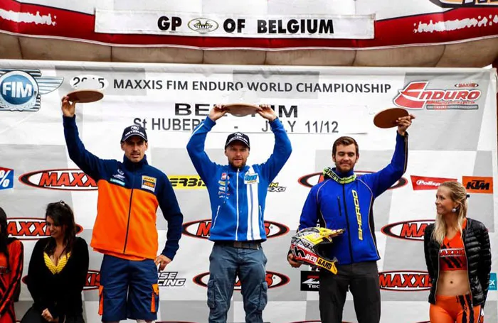 Podium enduro 1 EWC Belgique J2
