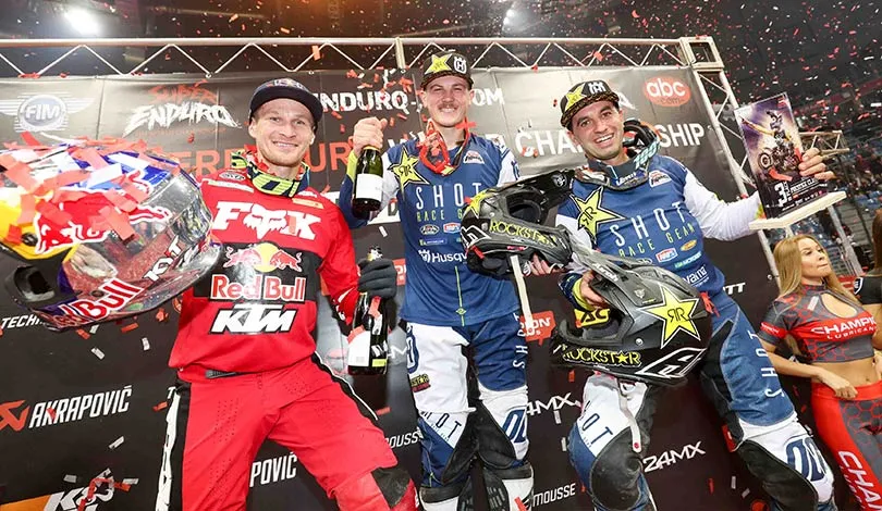 Premier podium de la catégorie Prestige podium superenduro 2019