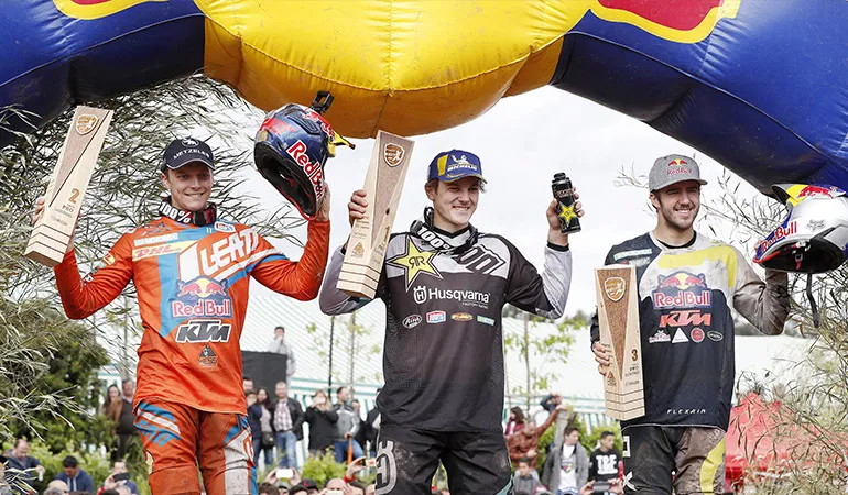 Le podium final de l'Estrême XL Lagares 2018 podium xl lagares wess 2018