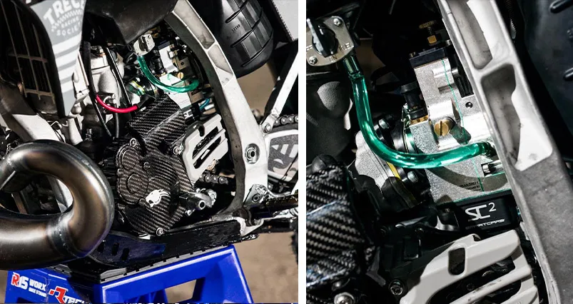 protection carbonne smartcarb YZ 250 enduro