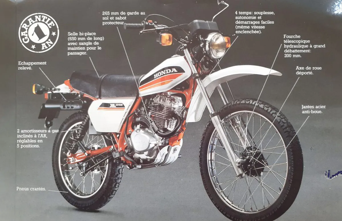 Pub Honda 125 XLS