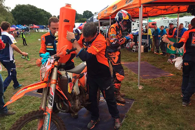 ravitaillement GNCC nathan watson KTM