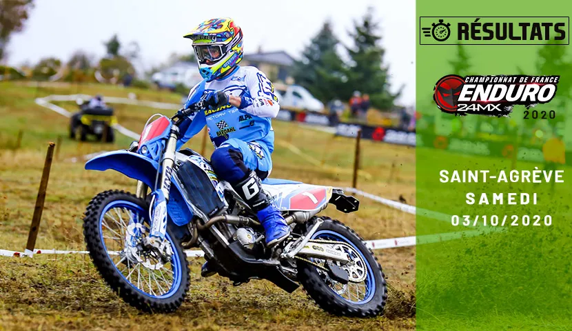 Résultats Championnat de France d'enduro 2020: Saint-Agrève - J1