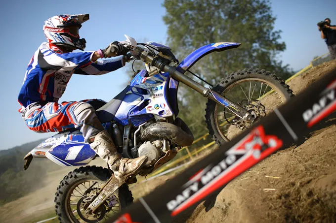 le 1er Classe Kévin Rohmer au combat pour la victoire Kevin Rohmer Yamaha EEAT