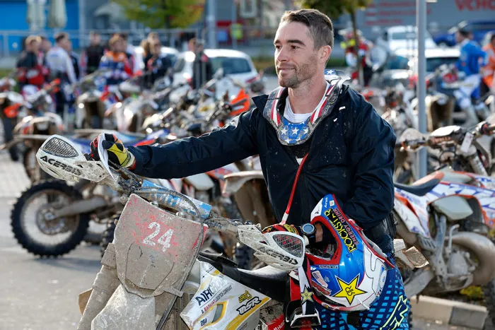 Ryan Sipes : photo: F.I.M Ryan Sipes pilote Husqvarna enduro USA