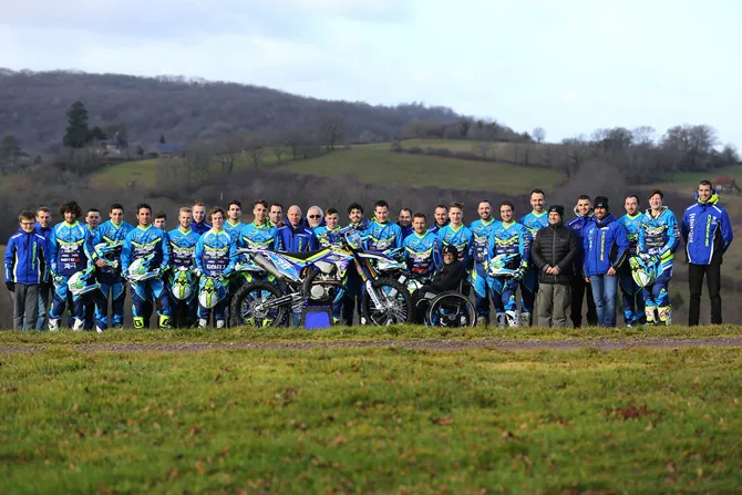 Pilotes et staff sherco academy 2017