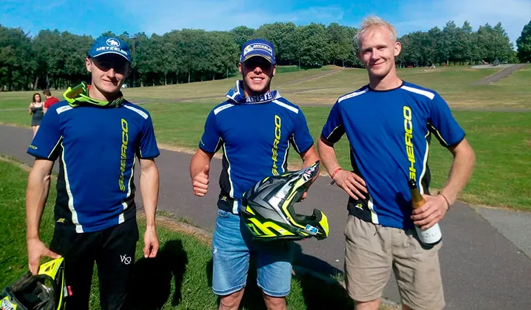 Une bonne seconde journée pour Sherco avec un : 3ème place enJ2 pour Edmonson, victoire pour Espinasse en J2 et seconde place pour Macdonald en YouthCup sherco enduroGP estonie J2