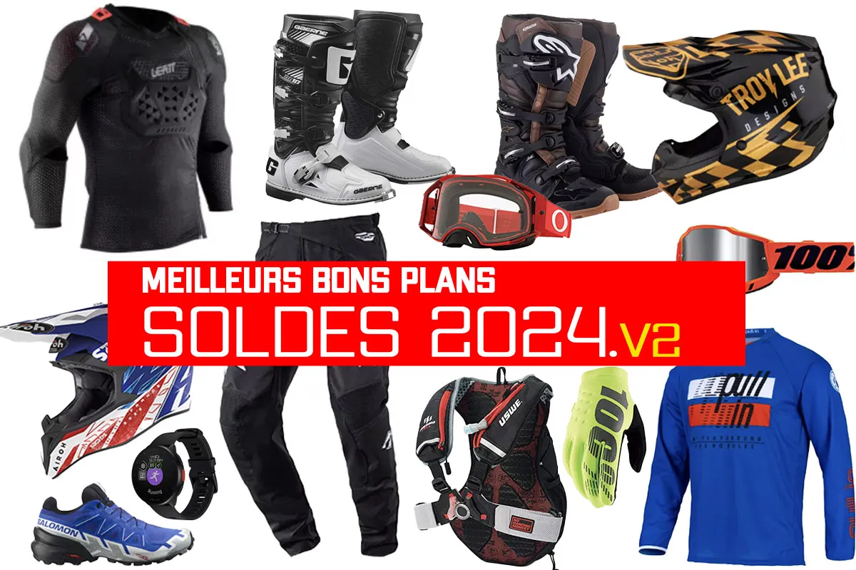 Soldes 2024 équipement pilotes enduro