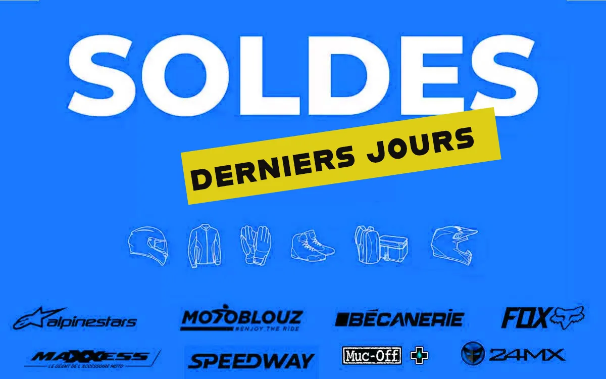 Soldes moto 2025 - dernière démarque