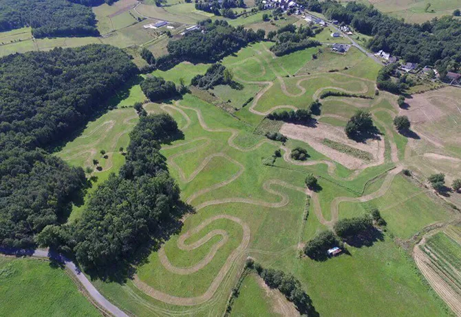 La spéciale Cross Test d'Allassac vu du ciel speciale ISDE 2017