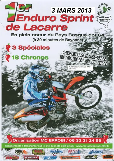 sprint enduro au Pays Basque 