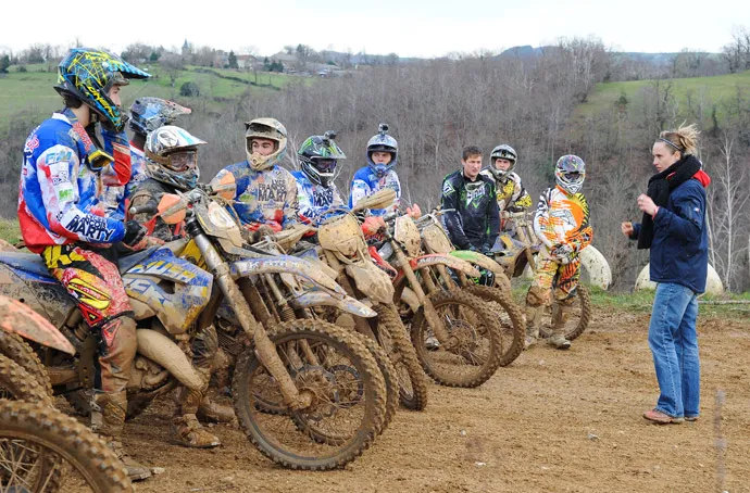 Stage enduro avec Stéphanie Bouisson