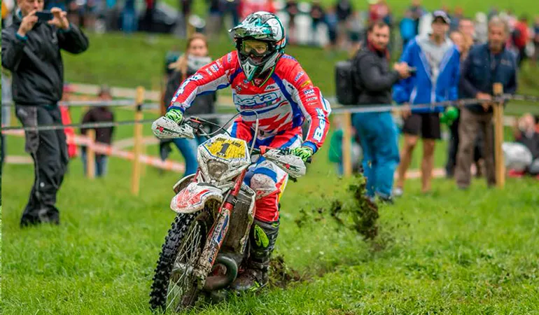 En E3 Steve Holcombe a collé plus de 3 minutes à Nambotin ... steve holcombe beta enduroGP 2018 italie J1