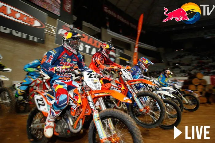 Le super enduro 2015 en liver sur Red Bull Tv 