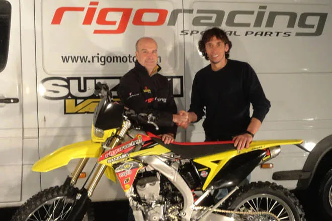 Marco Rigo et Alessio Paoli suzuki enduro