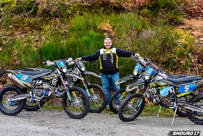 Sebastien Dupontroue le boss d'Atomic moto team atomic moto 2017 2