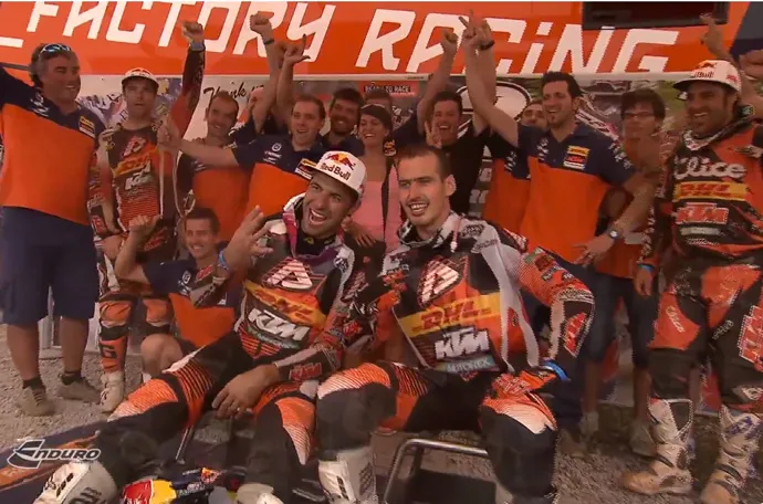 Antoine Méo et Christophe Nambotin chmapions du monde d'enduro