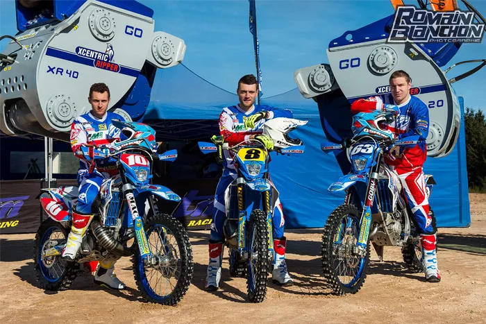les 3 pilotes du Team TM Racing enduro 2015 Team TM Racing enduro 2015