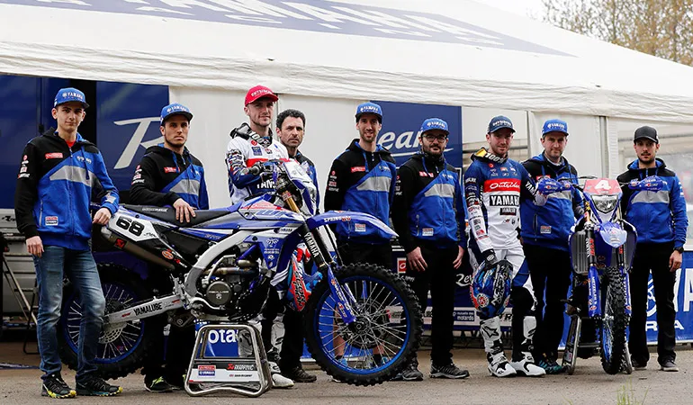 Le team Yamaha Ousiders cette année en début de saison team yamaha ousiders 2018