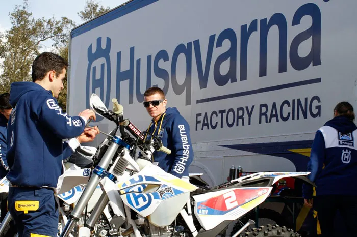 team Husqvarna enduro Line up 2015
