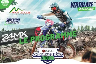 Championnat de France d'Enduro Vertolaye 2026 : programme, spéciales GPS et live
