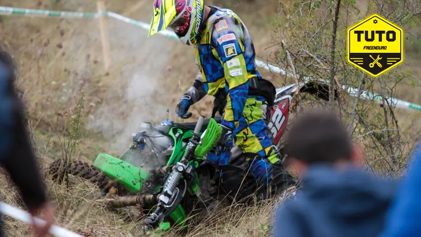 éviter casse mécanique moto enduro