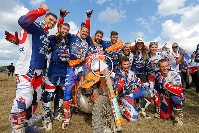 victoire france ISDE 2017 J6 brive
