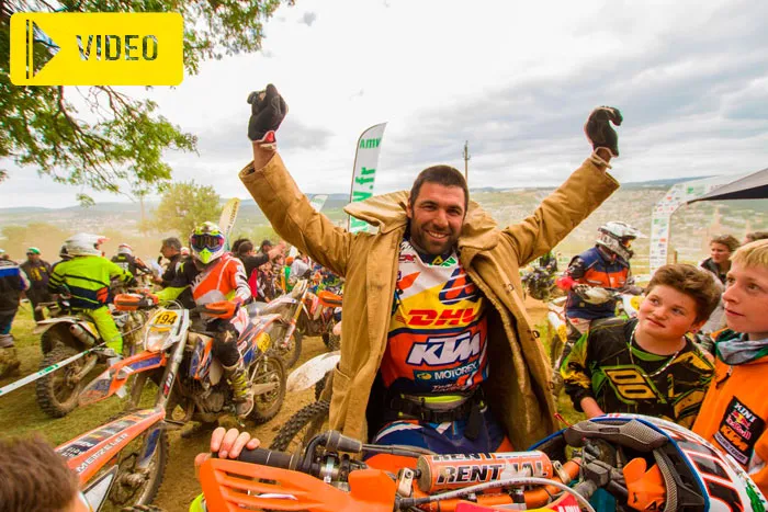 vidéo moto enduro avec Antoine méo sur la course du Trèfle 2015
