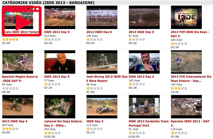vidéo 6 jours enduro 2013 