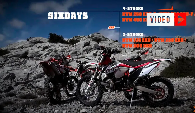 Vido moto KTM enduro 2014
