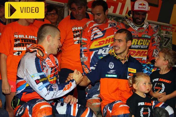 champion du monde enduro KTM 2014 