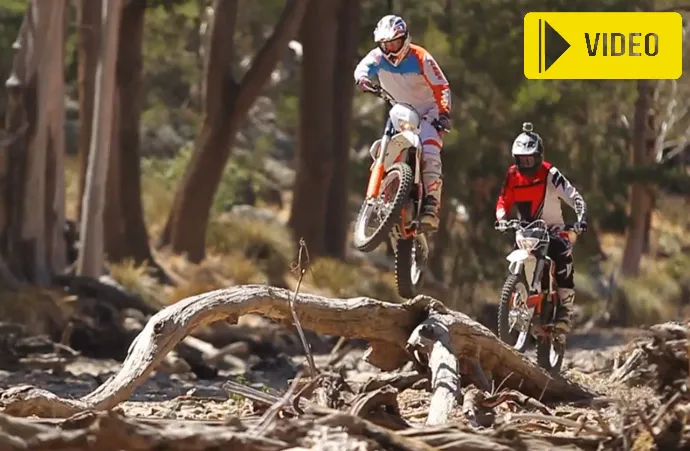Essais KTM 250 et 350  freeride en vidéo