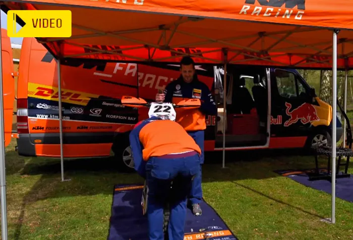 vidéo seb Fortanier VS Jonny Walker team KTM seb Fortanier et Jonny Walker team KTM
